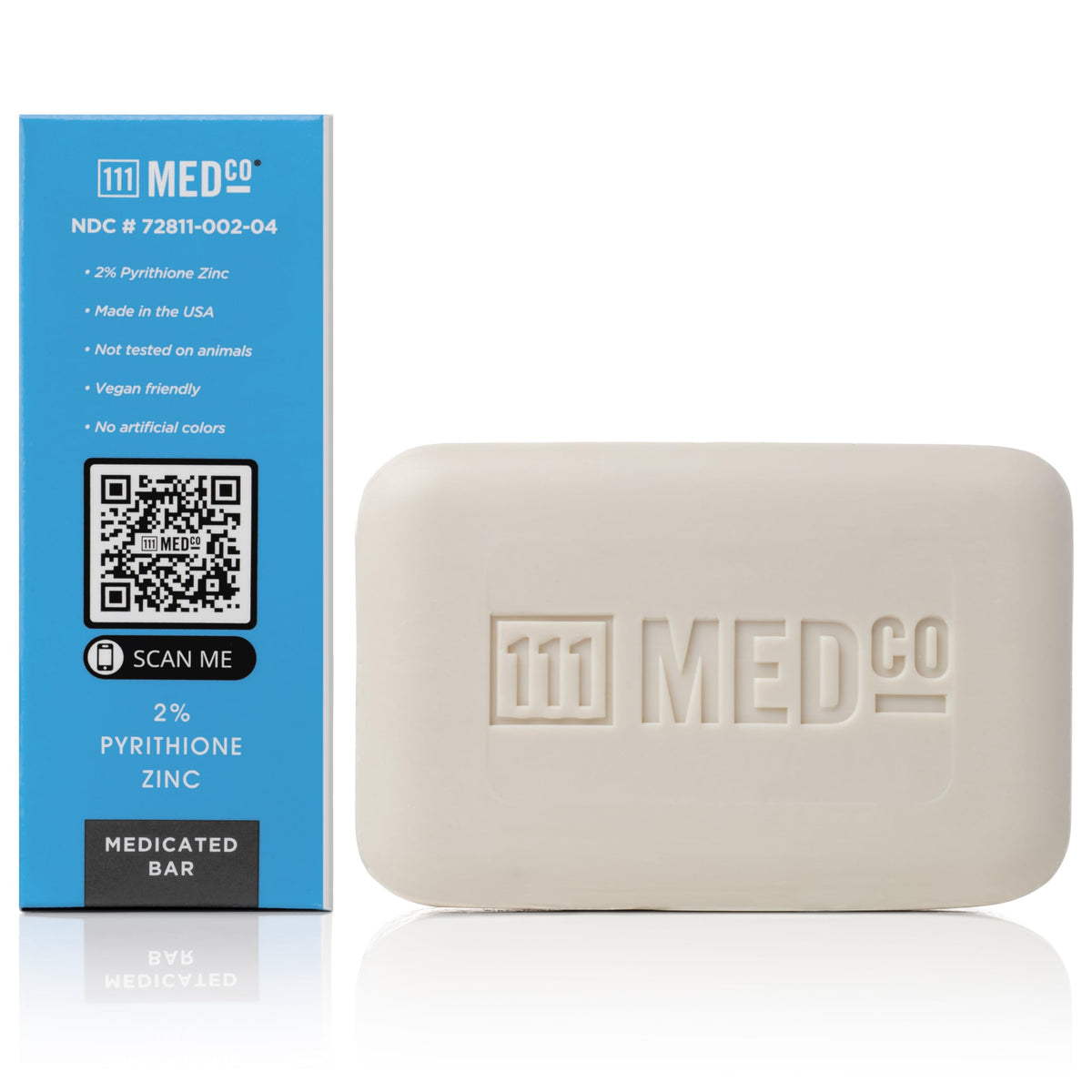 111MedCo beard area application showing targeted cleansing and flake control