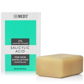 111MedCo front packaging showing bar and active 2% salicylic acid benefit