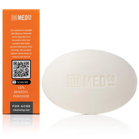 111MedCo label with benzoyl peroxide 10% displayed and ingredient clarity