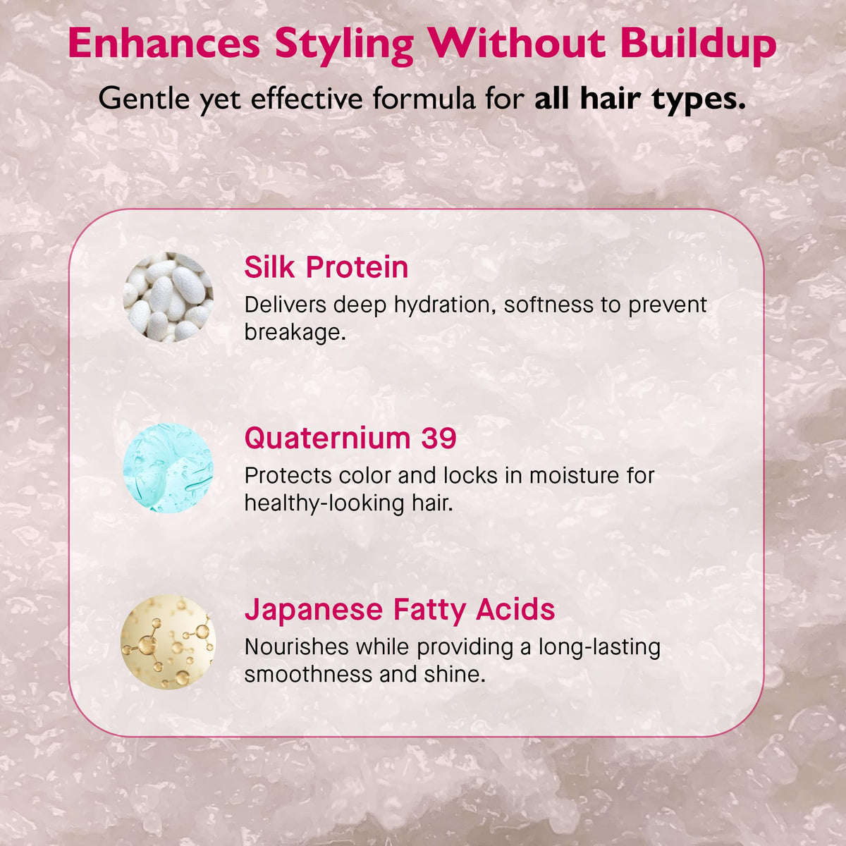 12 Benefits before and after ends showing reduced split-end appearance benefit