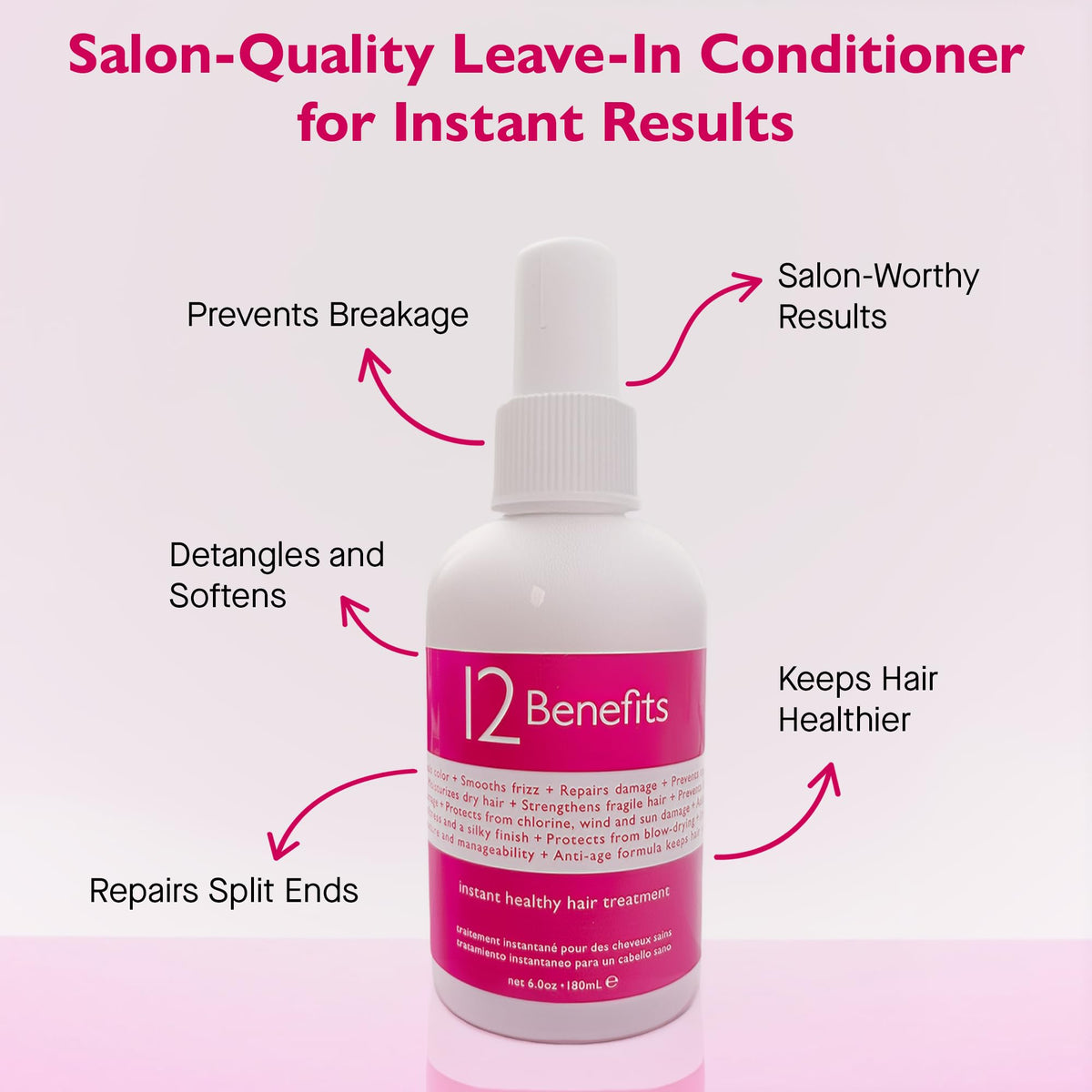 12 Benefits bottle in hand to show scale and travel-friendly benefit
