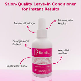 12 Benefits bottle in hand to show scale and travel-friendly benefit