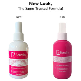 12 Benefits spray mist mid-air demonstrating fine mist and even coverage