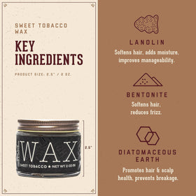 18.21 Man Made 2oz tin in hand illustrating travel-friendly grooming benefit