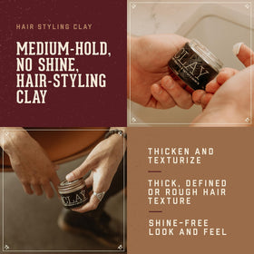 18.21 Man Made close-up of clay texture highlighting thickening and moldable benefit