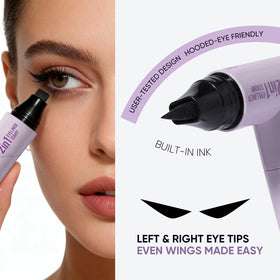 2CHILL liquid tip precision close-up for clean lash-line connection
