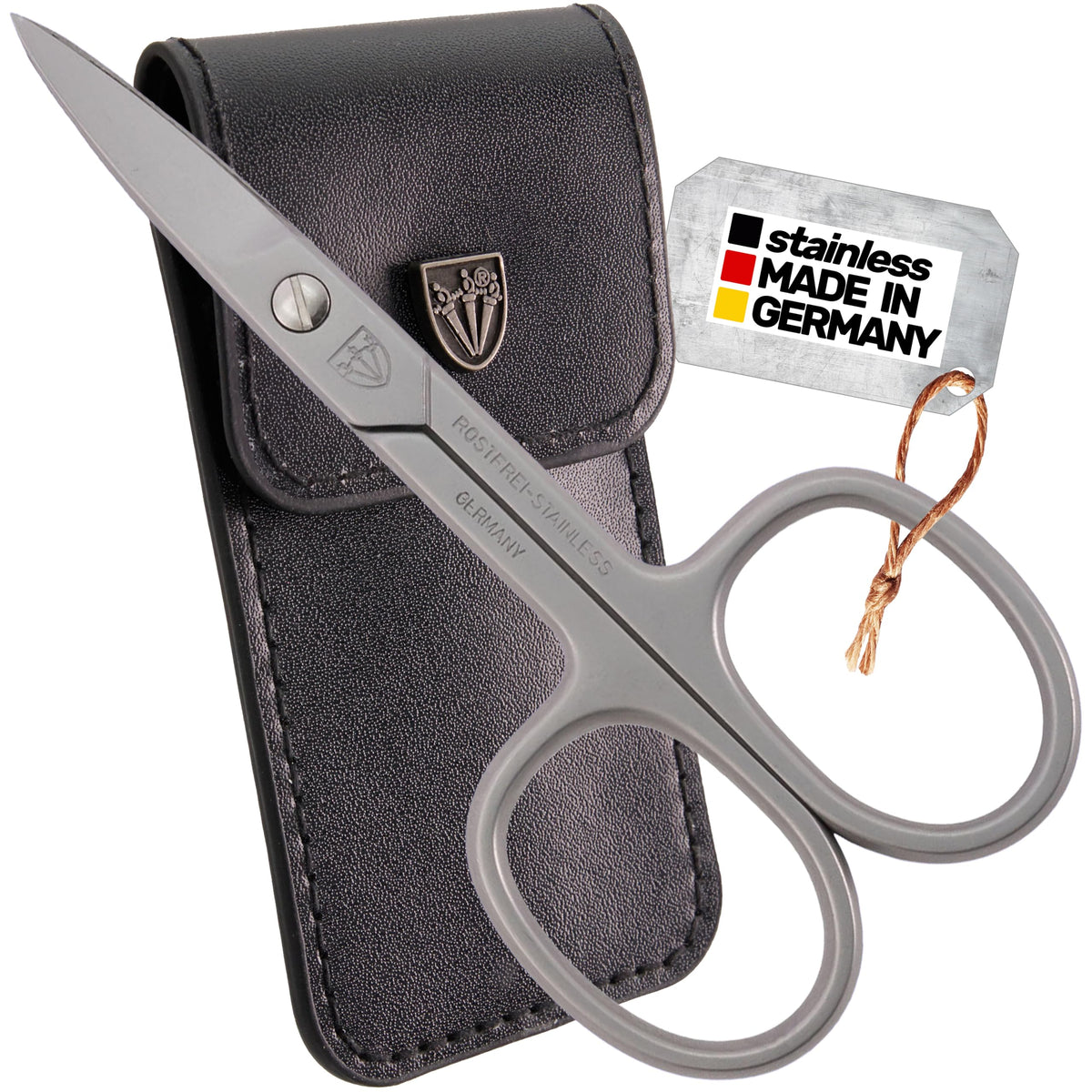 3 Swords Germany front view of scissors showing ergonomic shape and professional control
