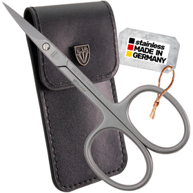 3 Swords Germany scissors front view showing ergonomic handles and case benefit