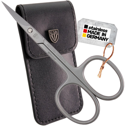 3 Swords Germany scissors front view showing ergonomic handles and case benefit