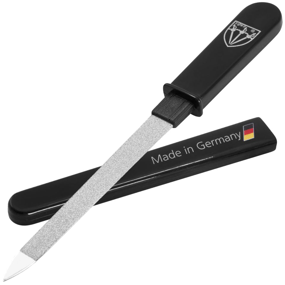 3 Swords Germany front packaging showing compact travel manicure tool and benefits