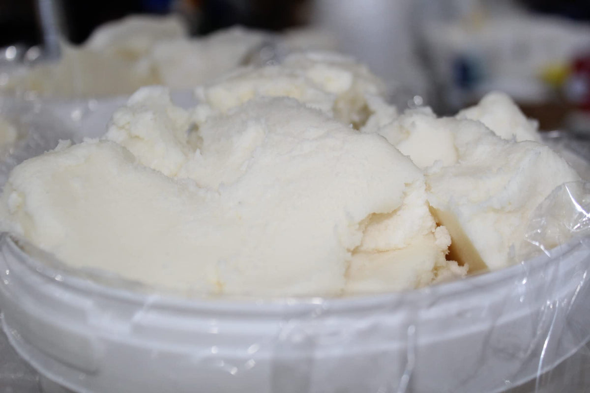 3CAYG shea butter incorporated into soap batch showing predictable scenting benefit