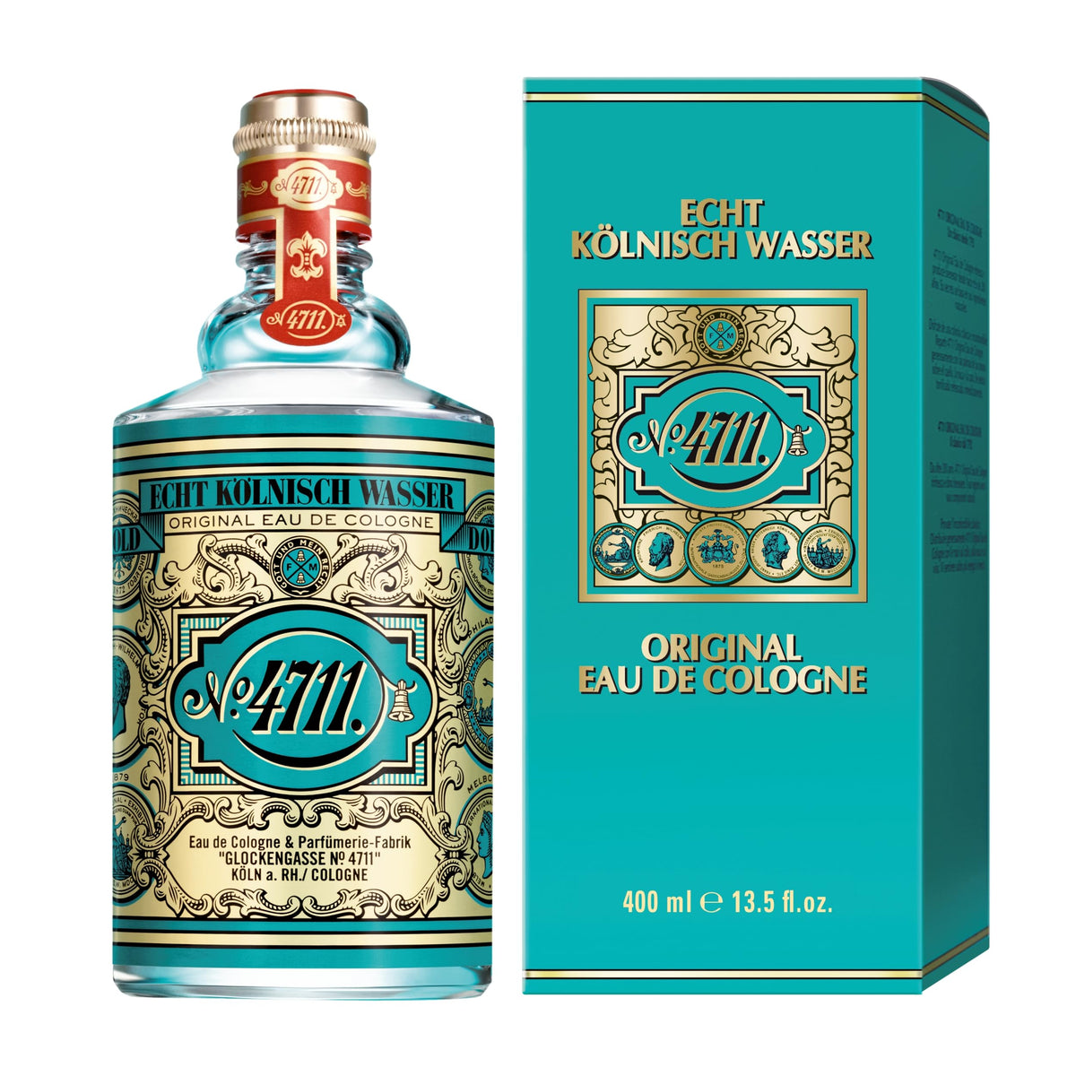 4711 front packaging showing classic bottle and easy-pour benefit