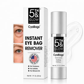 5th & Glow front bottle showing clean packaging and instant firming benefit
