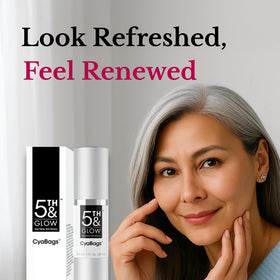 5th & Glow placed on a vanity showing everyday routine freshness benefit