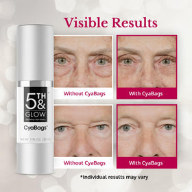 5th & Glow serum texture on skin demonstrating lightweight hydration benefit