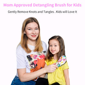 79STYLE brush held in hand to show handle grip and child-friendly size