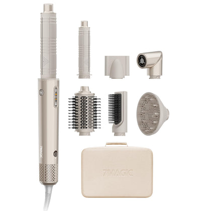 7MAGIC front view showing styler design and controls for versatile styling