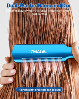 7MAGIC steam vent detail displaying damp-to-dry vents that reduce frizz and protect shine