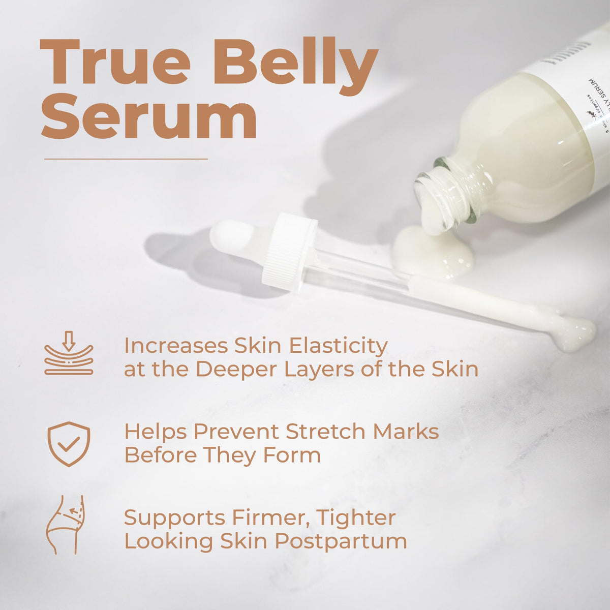 8 SHEEP ORGANICS serum drop on hand showing smooth texture and fast absorption