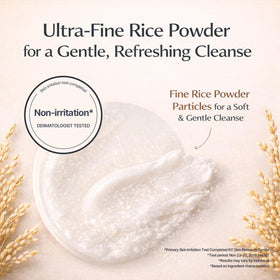 9 wishes product label close-up highlighting rice extract ingredients benefit