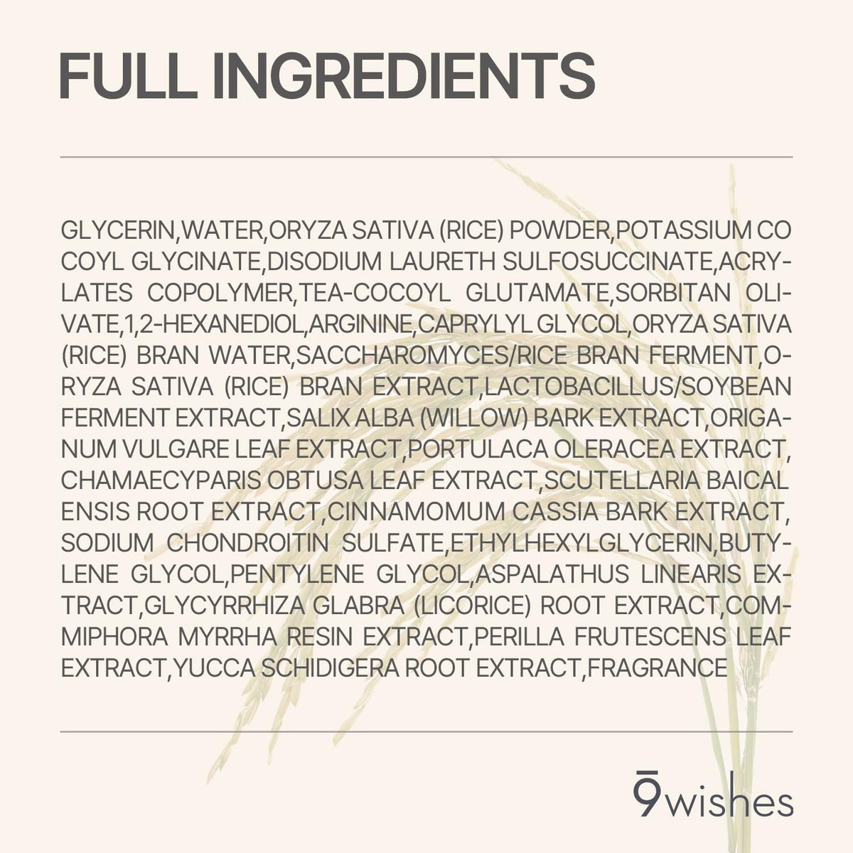 9 wishes used in morning routine scene for refreshed hydrated skin benefit
