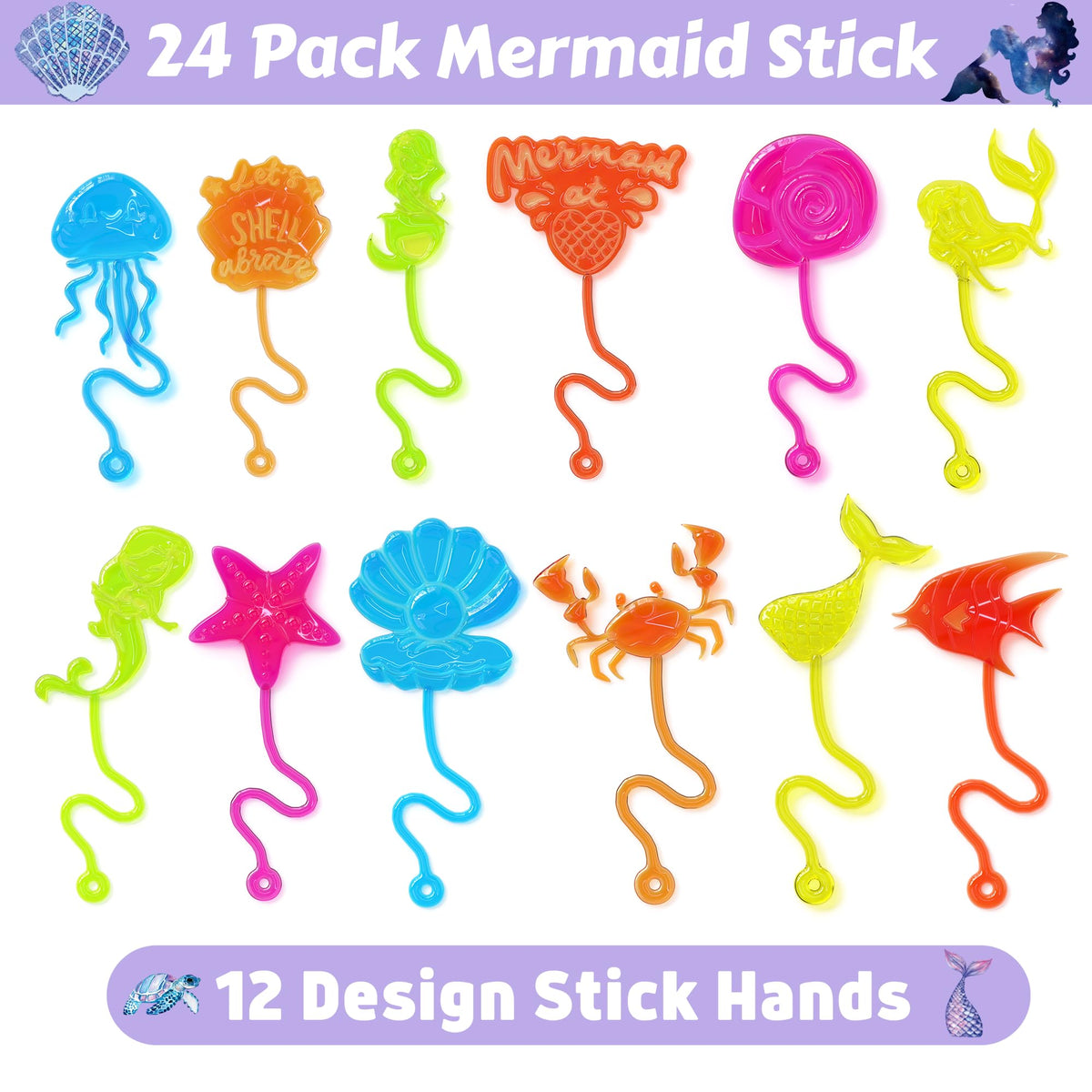 91STICKYHAND detailed sheet of mermaid temporary tattoos for decorating skin