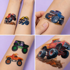 91TATTOOS tattoo on child arm showing playful, skin-friendly decoration