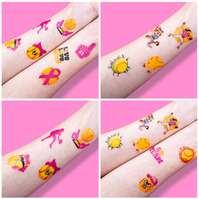 91TATTOOS tattoo beside hand showing size and fit for kids