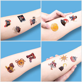 91TATTOOS tattoo applied to glass cup demonstrating multi-surface use benefit