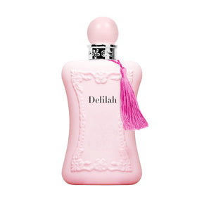 A CENTER Delilah front bottle view showing elegant glass and premium look