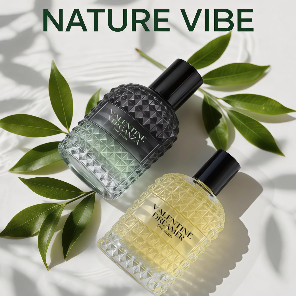 a center four bottles arranged displaying variety benefit: quick scent rotation