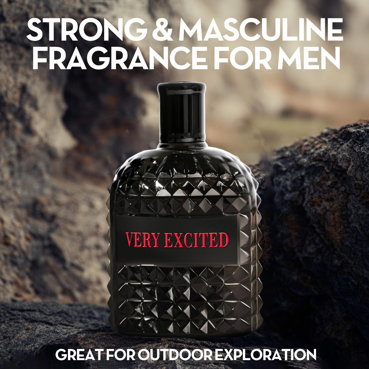 A CENTER Vanilla Bourbon mid-spray capturing warm gourmand aroma benefit