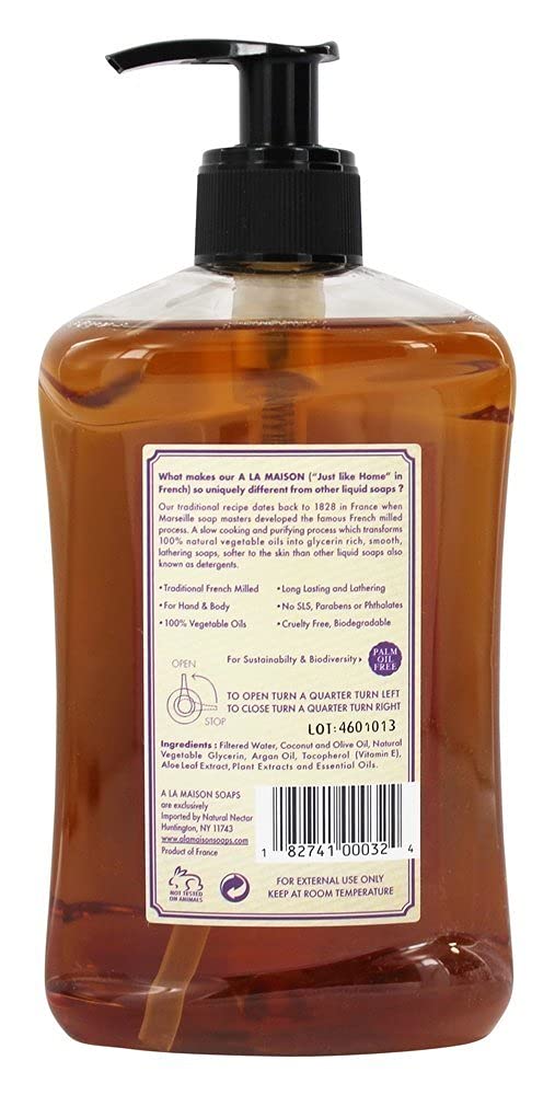 A LA MAISON creamy lather texture demonstrating mild cleansing and softness