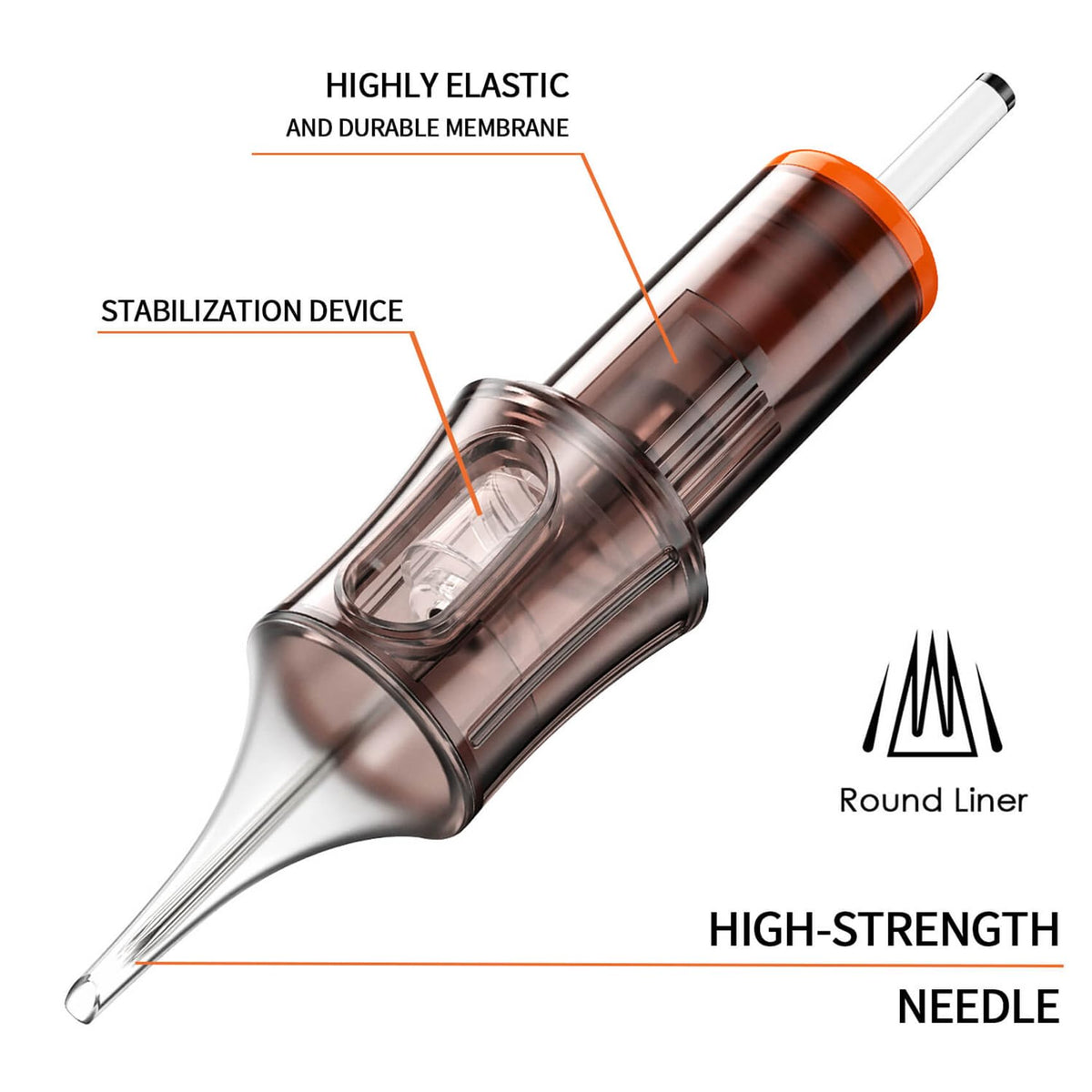 A-minusone close-up of seven-needle cluster showing precise stainless steel tips benefit