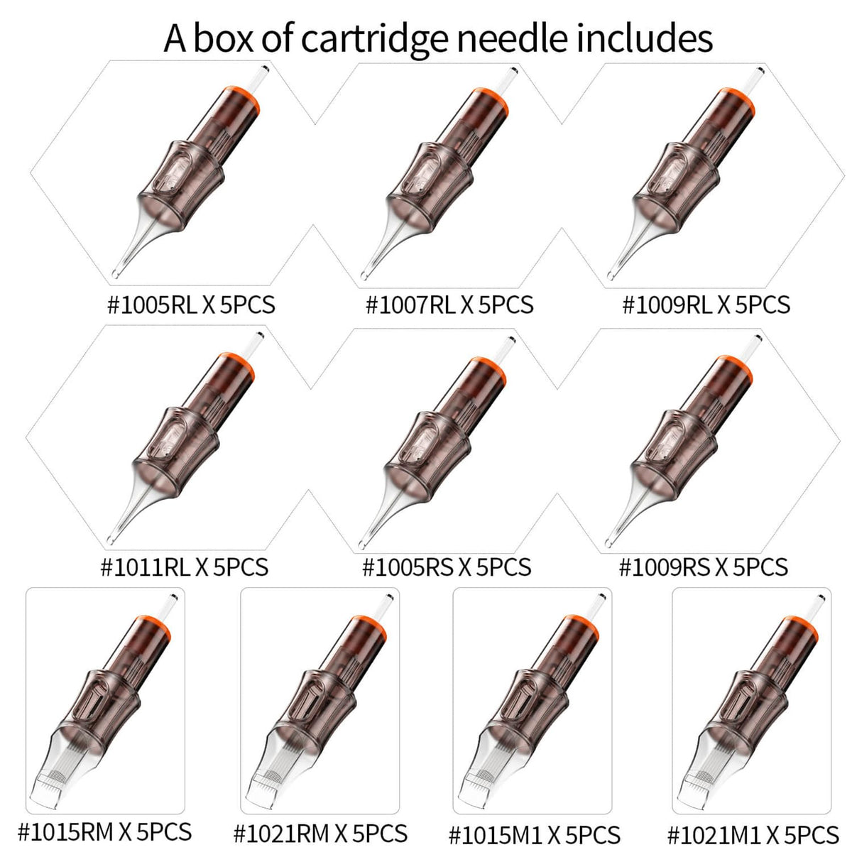 A-minusone close-up of stainless steel needle tips highlighting precision and durability
