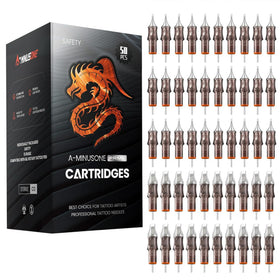 A-minusone front packaging showing the 50-piece mixed cartridge kit and clear labeling