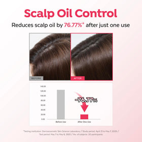 A'PIEU pouring pale liquid texture demonstrating lightweight rinse benefits
