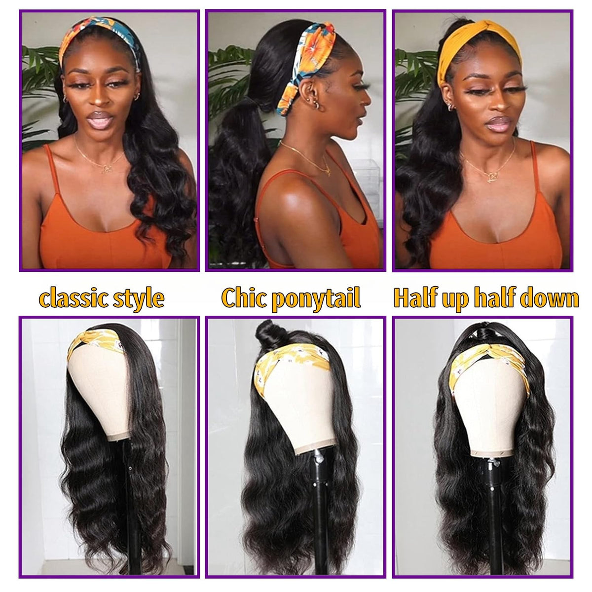Aailvmey close-up of body wave texture highlighting soft bounce and shine