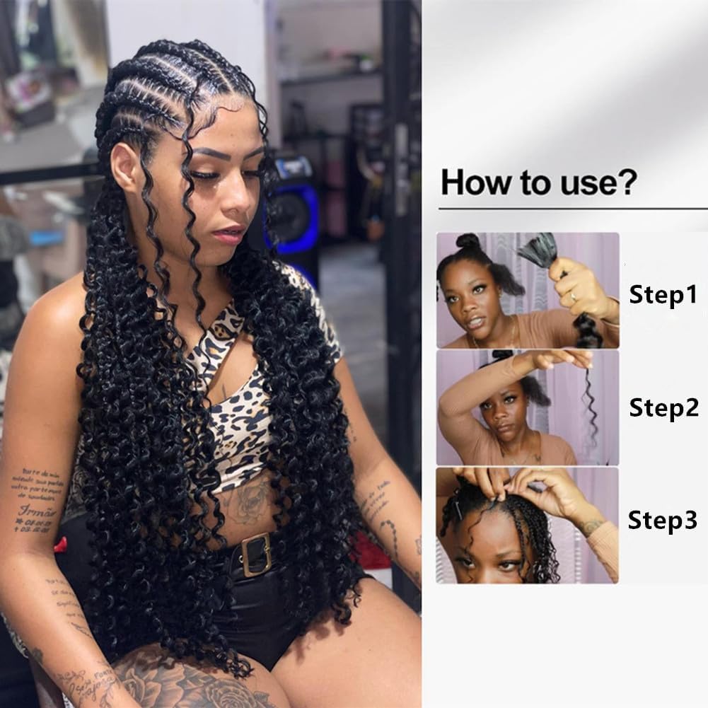 Aailvmey braided boho hairstyle in festival setting showing natural movement benefit