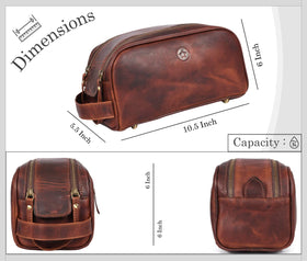 AARON LEATHER GOODS leather strap closeup showing reinforced carry comfort