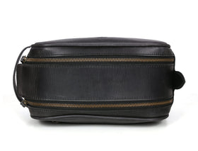 AARON LEATHER GOODS styled on dresser conveying vintage look and daily elegance