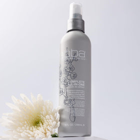 ABBA on hair after use showing smooth, stronger-looking strands and natural movement