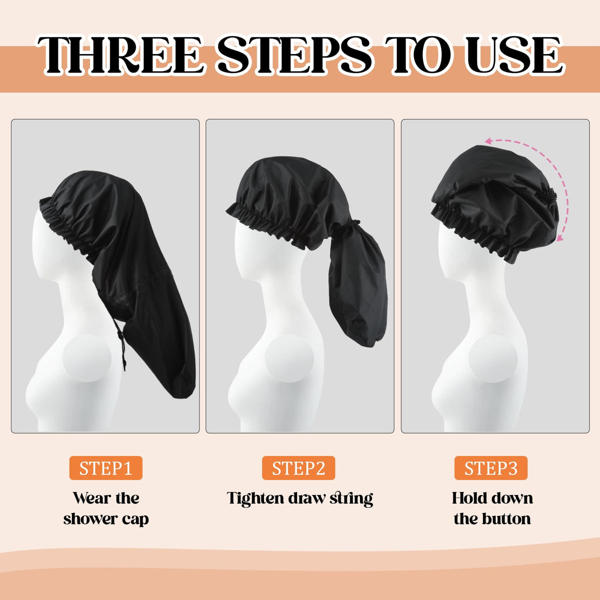 Abeillo side profile worn over large braids protecting hairstyle and volume