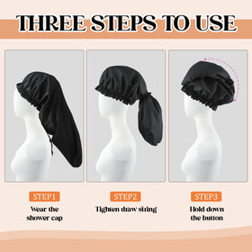 Abeillo side profile worn over large braids protecting hairstyle and volume
