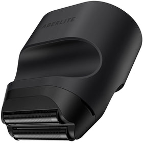 Aberlite Touch 2 front view showing compact shaving head and sleek finish benefit: precise finishing