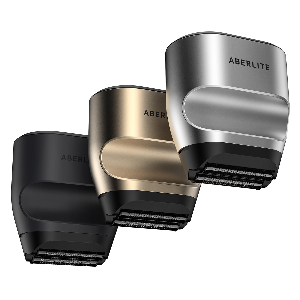 Aberlite Touch 2 replacement head installed on shaver showing smoother shaving comfort