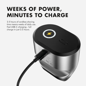 Aberlite Touch 2 USB-C port close-up showing fast charging convenience