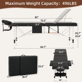 ABET oil pocket and towel rod organized to keep supplies within reach