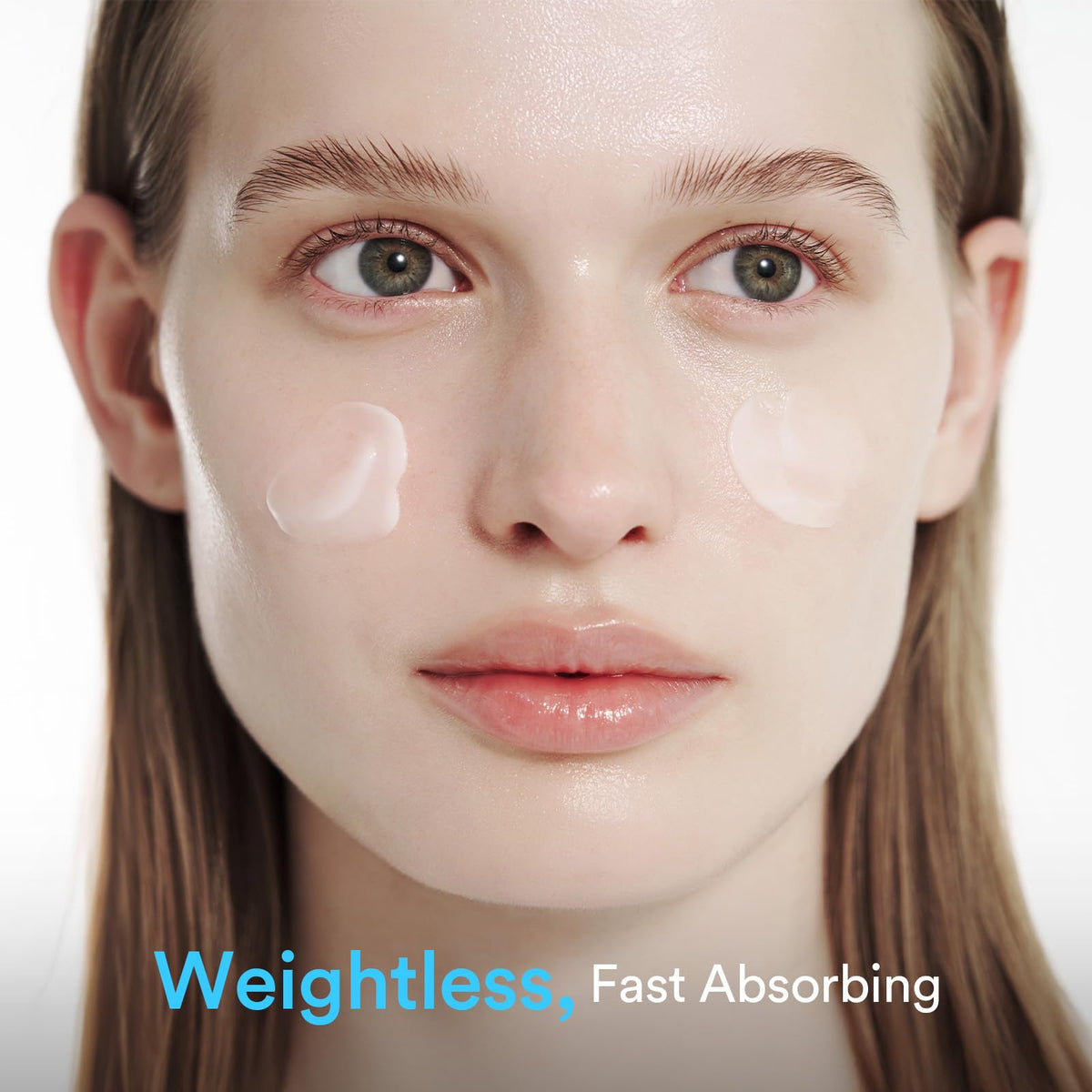 Abib applying moisturizer to cheek showing barrier-supporting hydration