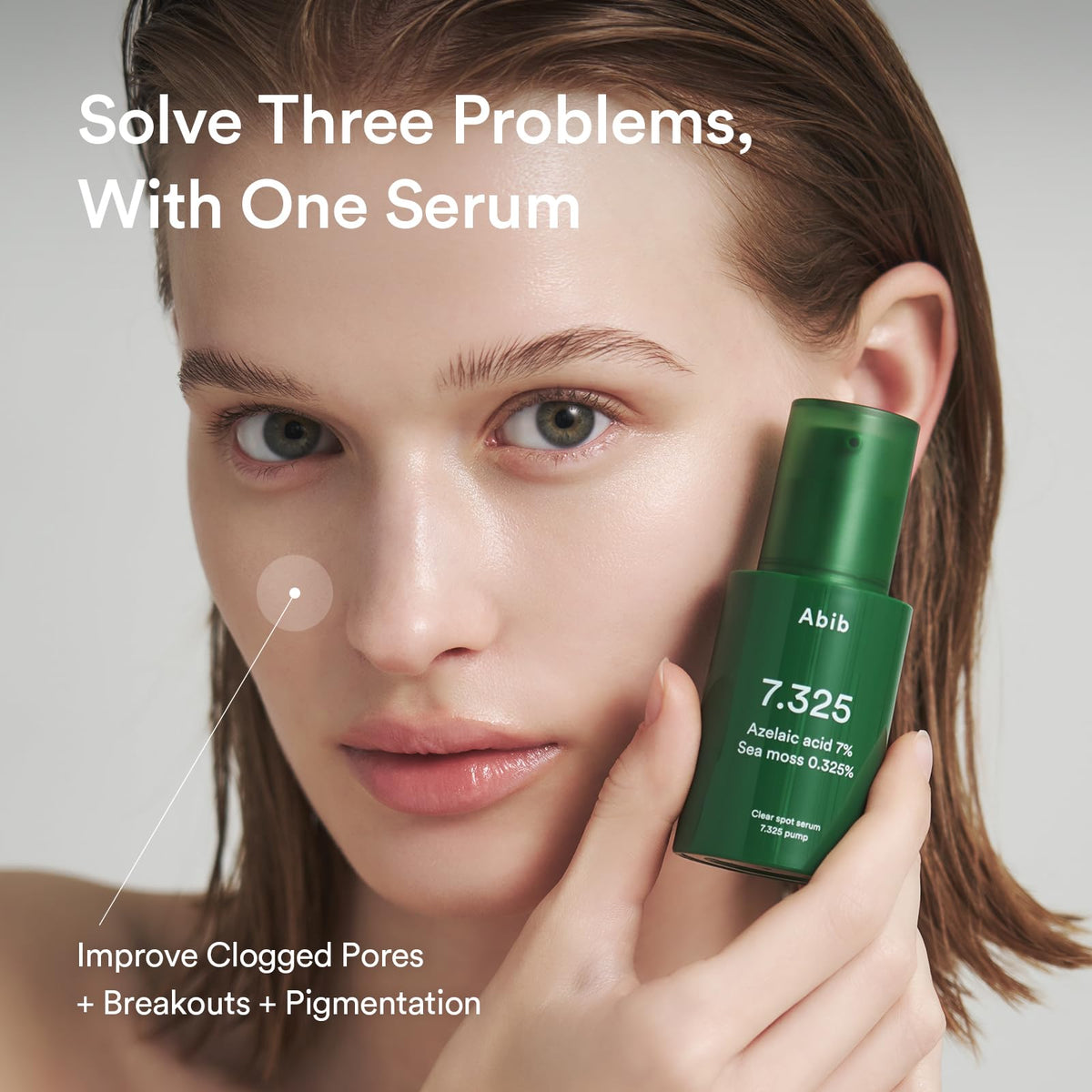 Abib clear spot serum 30ml next to common items for scale benefit